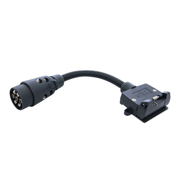 Adaptor 7 Pin Euro To 7 Pin Flat 300mm Long - Brixton 4x4 - Buy Online Now!
